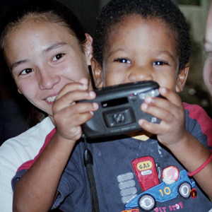taking a photo